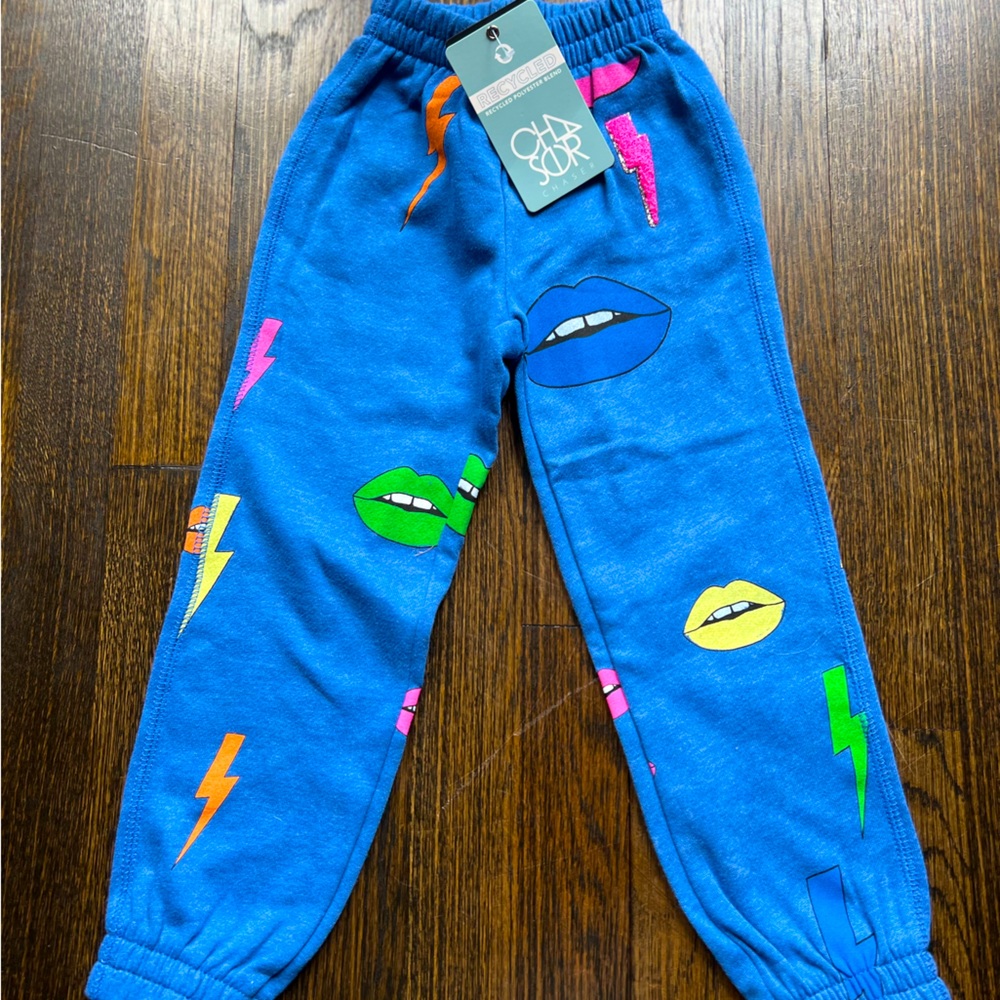 Toddler Chaser Lips & Bolts Pants